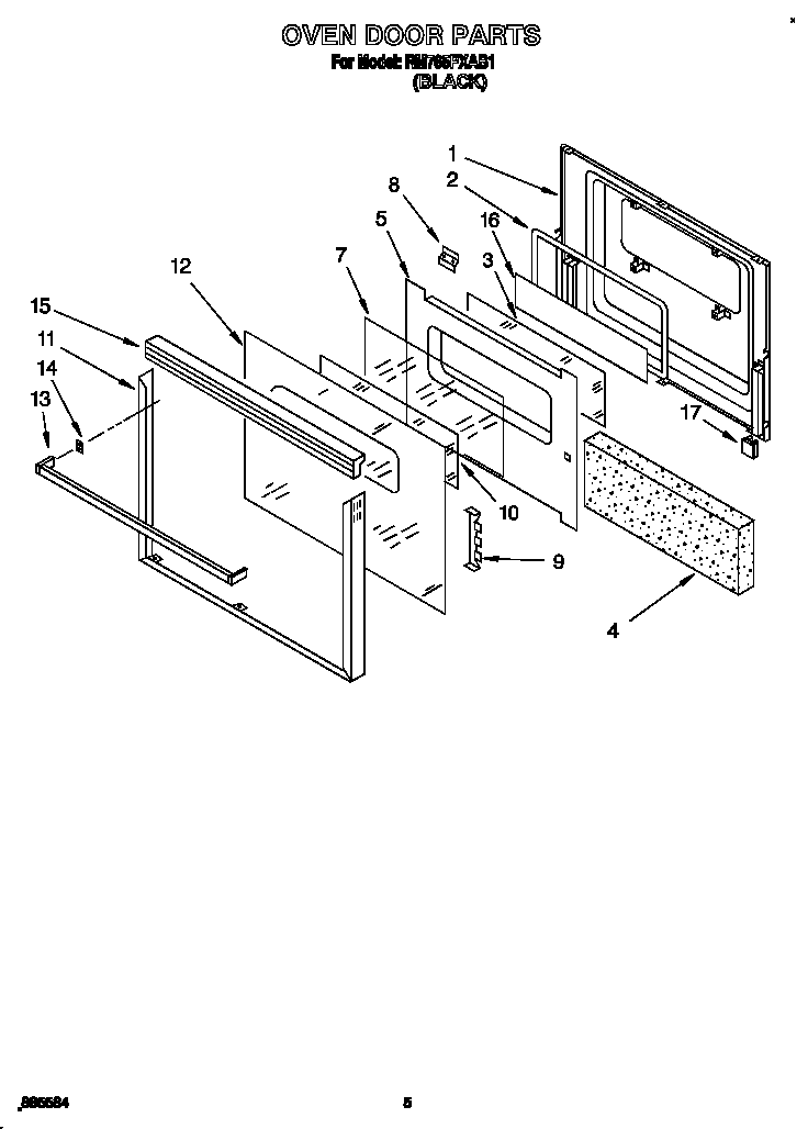 Oven door