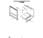 Whirlpool RM765PXAB1 microwave compartment diagram