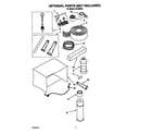 Whirlpool CA10WR41 optional parts (not included) diagram
