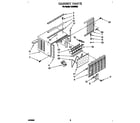 Crosley CA5WM42 cabinet diagram