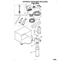 Crosley CA5WM42 optional parts (not included) diagram