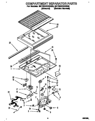 Compartment separator