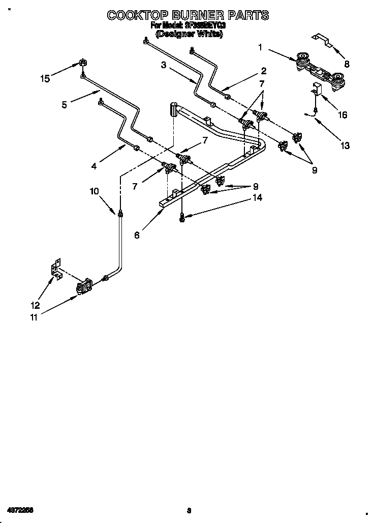 Cooktop burner