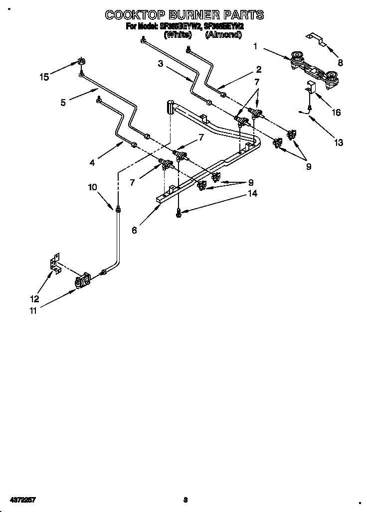 Cooktop burner