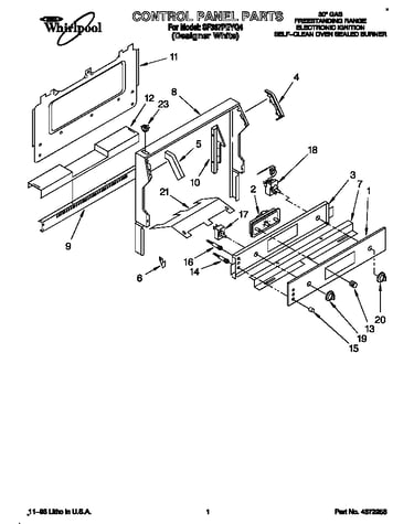Control panel