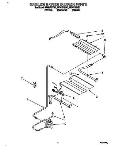 Broiler & oven burner