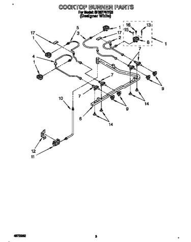 Cooktop burner