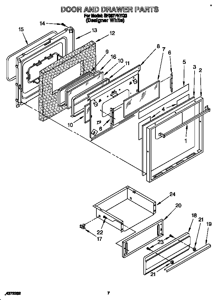Door and drawer