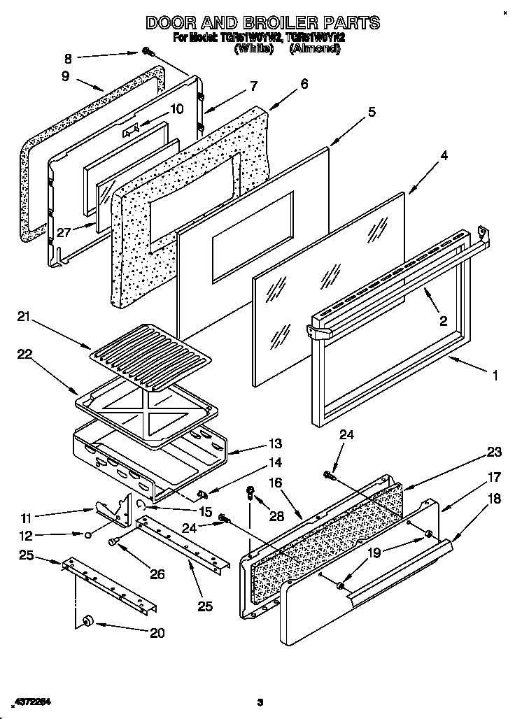 Door and broiler