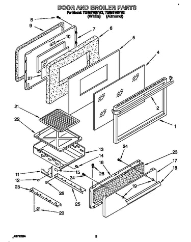 Door and broiler