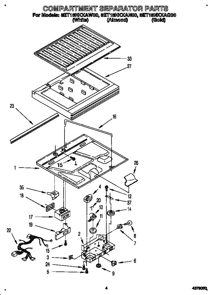 Compartment separator