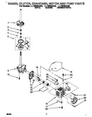 Brake, clutch, gearcase, motor and pump
