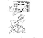 Whirlpool LLT8233AW0 machine base diagram