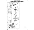 Whirlpool LLT8233AW0 gearcase diagram