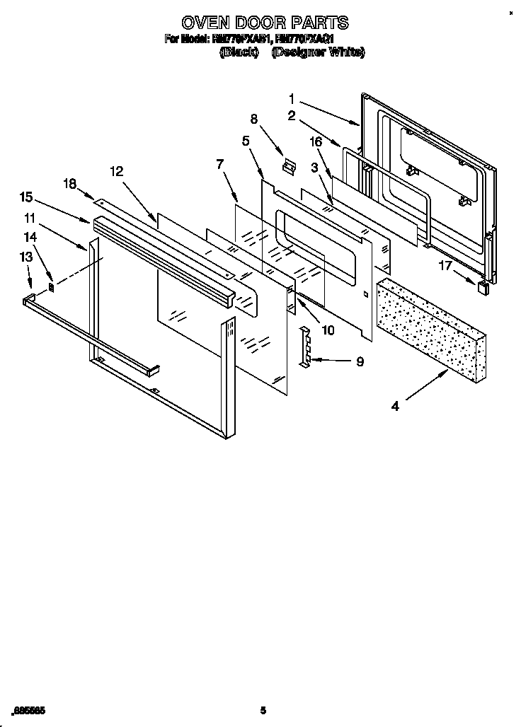 Oven door