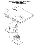 Support module and latch