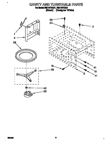 Cavity and turntable