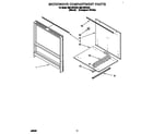 Whirlpool RM770PXAB1 microwave compartment diagram
