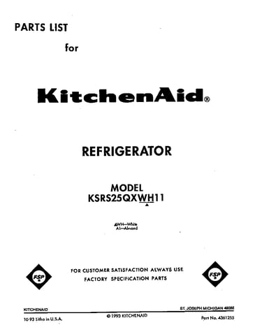 Front cover