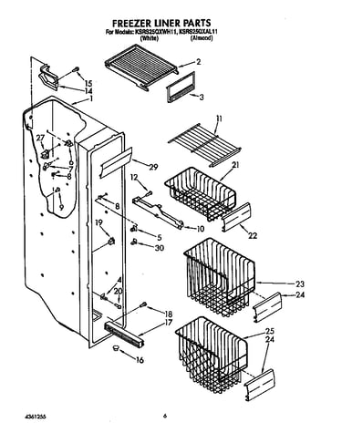 Freezer liner