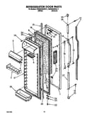 Refrigerator door