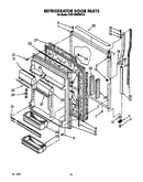 Refrigerator door