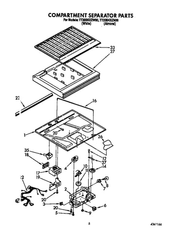 Compartment separator