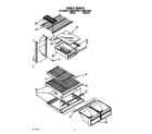 Whirlpool TT20BKXZW00 shelf diagram