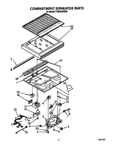 Compartment separator