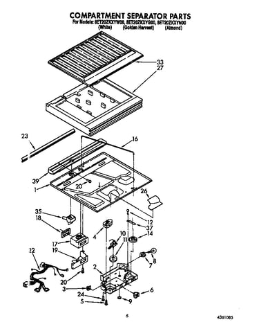 Compartment separator