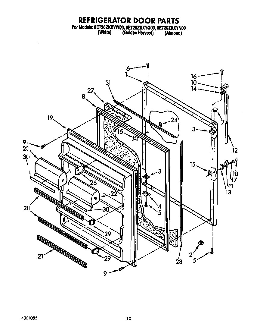 REFRIGERATOR DOOR