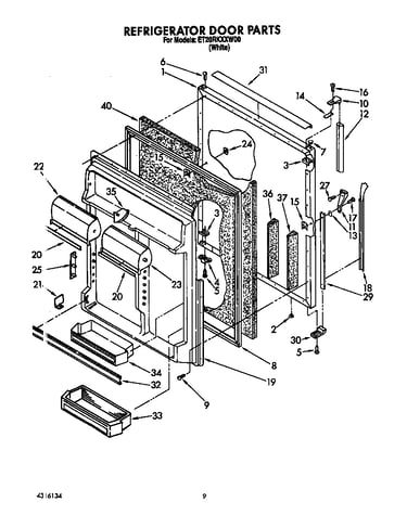 Refrigerator door