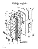 Refrigerator door