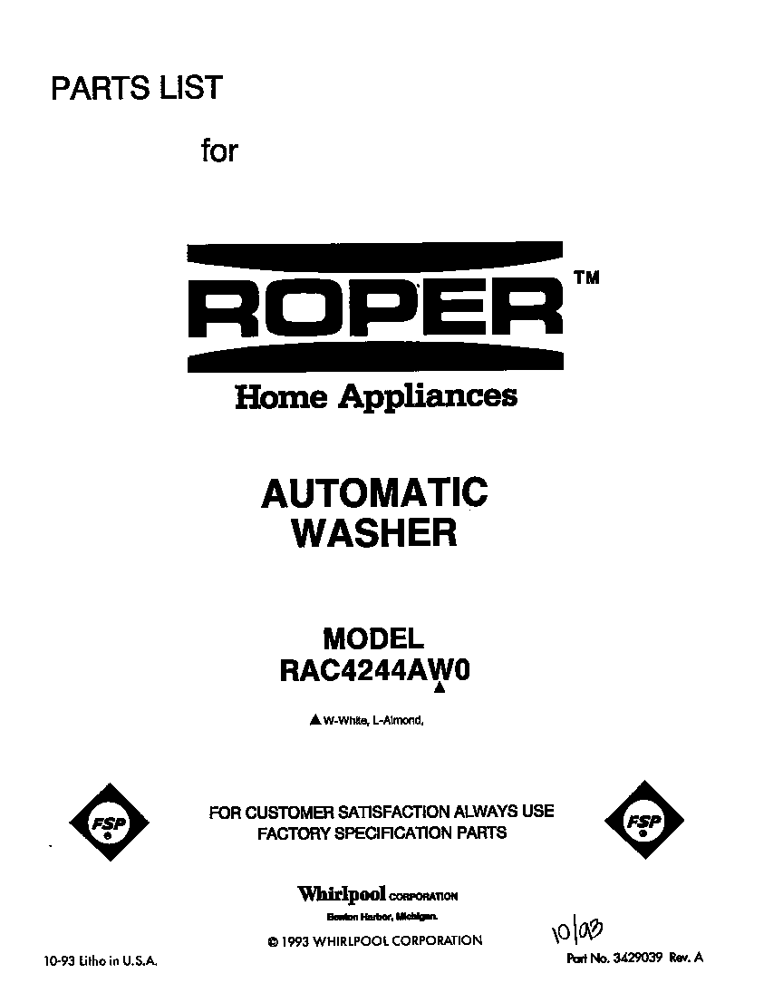 Front cover