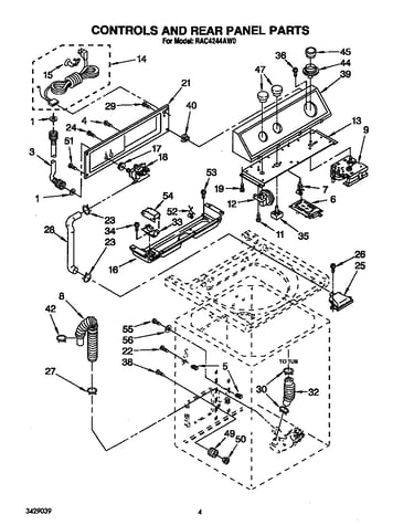 Controls and rear panel