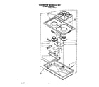 Whirlpool SC8900EXQ2 cooktop module kit diagram