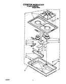 Cooktop module kit