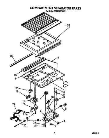 Compartment separator
