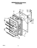 Refrigerator door