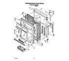 Whirlpool ET20DKXXN00 refrigerator door diagram