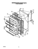 Refrigerator door