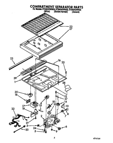 Compartment separator