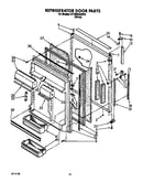 Refrigerator door