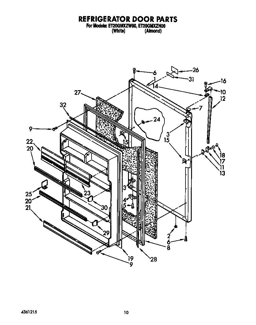 REFRIGERATOR DOOR