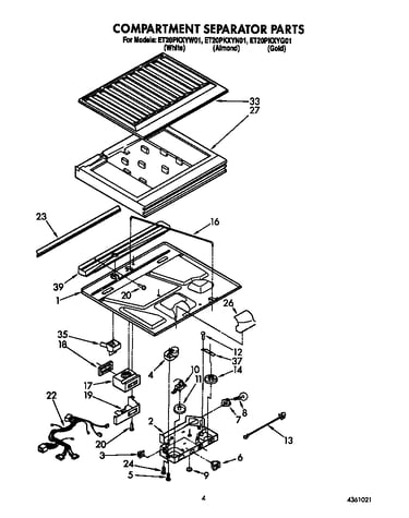 Compartment separator