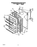 Refrigerator door
