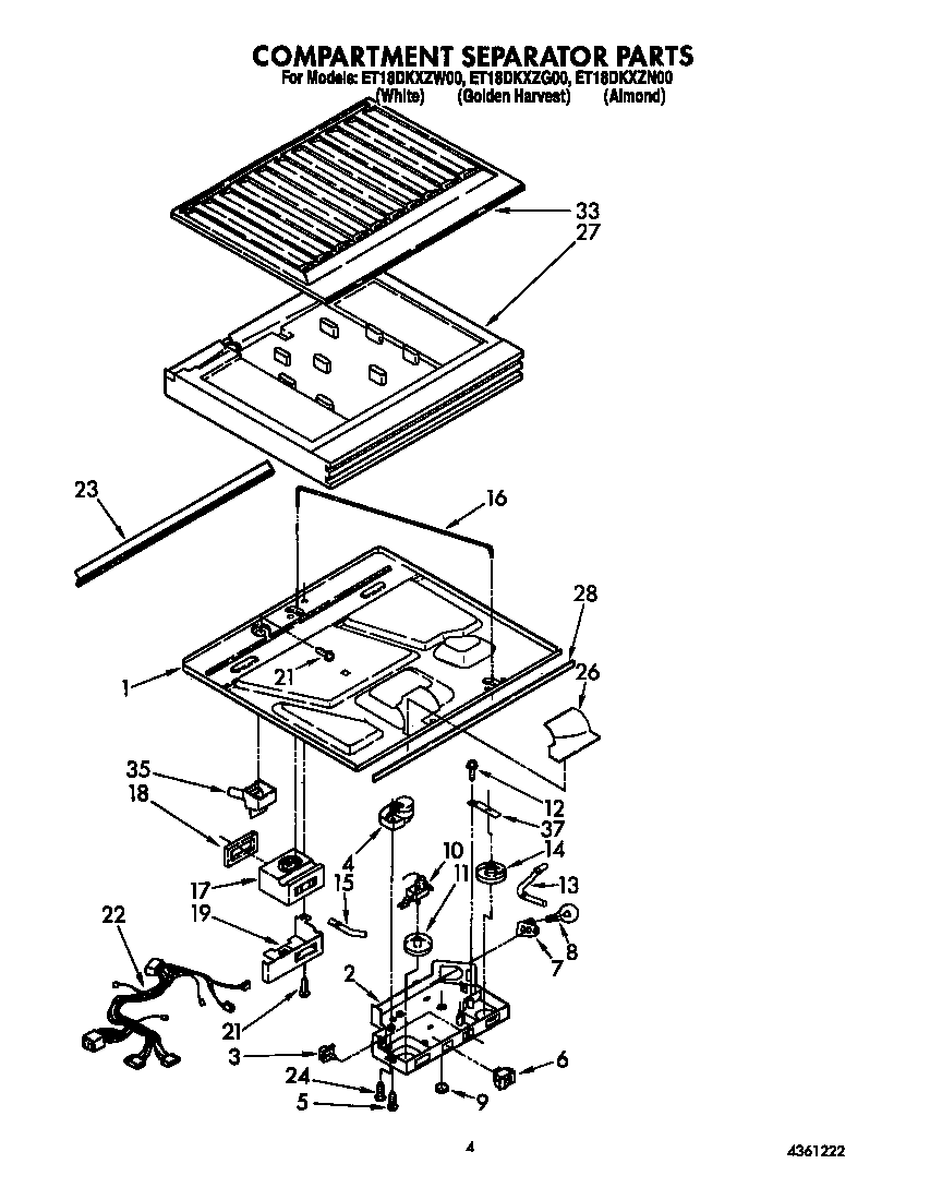 Compartment separator