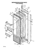Refrigerator door