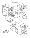 Dispenser and front