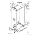 KitchenAid KSSS36DWX01 cabinet diagram